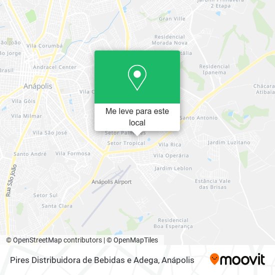 Pires Distribuidora de Bebidas e Adega mapa