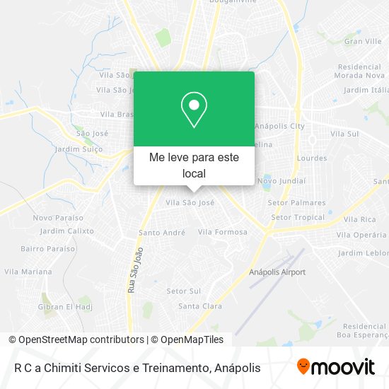 R C a Chimiti Servicos e Treinamento mapa
