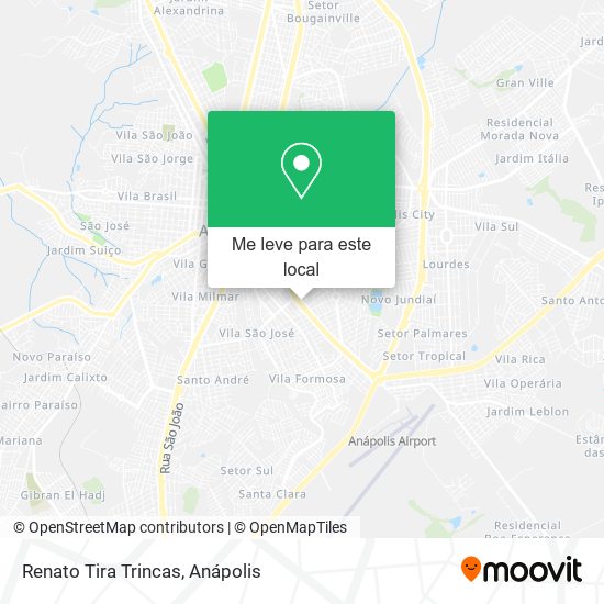 Renato Tira Trincas mapa