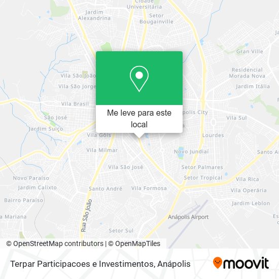 Terpar Participacoes e Investimentos mapa