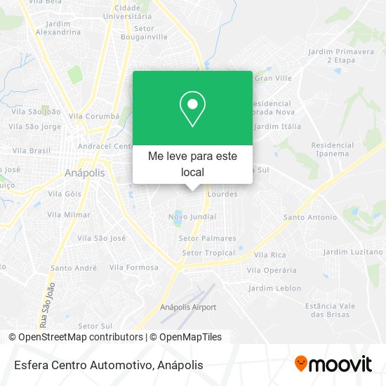Esfera Centro Automotivo mapa
