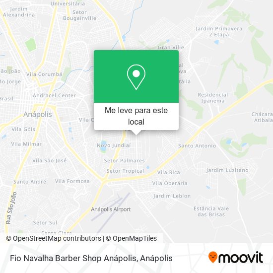 Fio Navalha Barber Shop Anápolis mapa