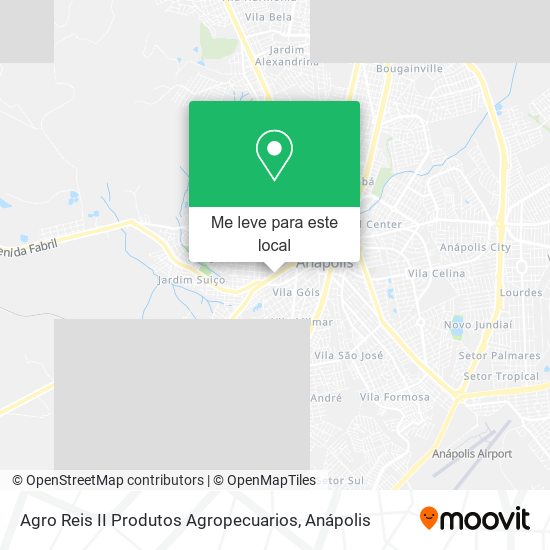 Agro Reis II Produtos Agropecuarios mapa