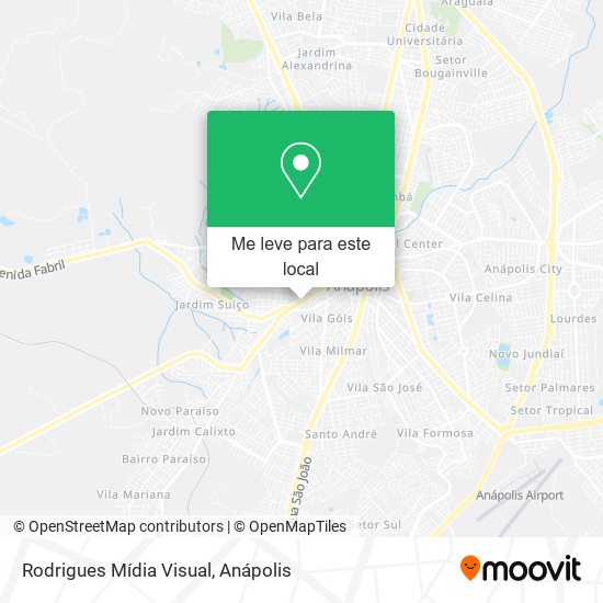 Rodrigues Mídia Visual mapa