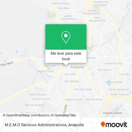 M.E.M.O Servicos Administrativos mapa
