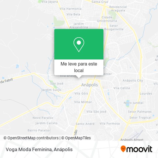 Voga Moda Feminina mapa
