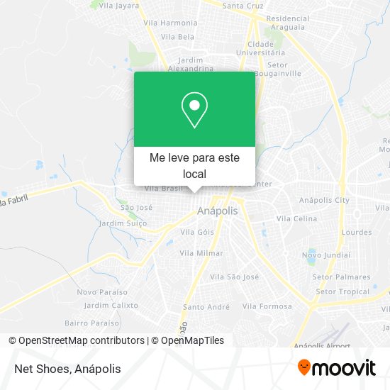 Net Shoes mapa