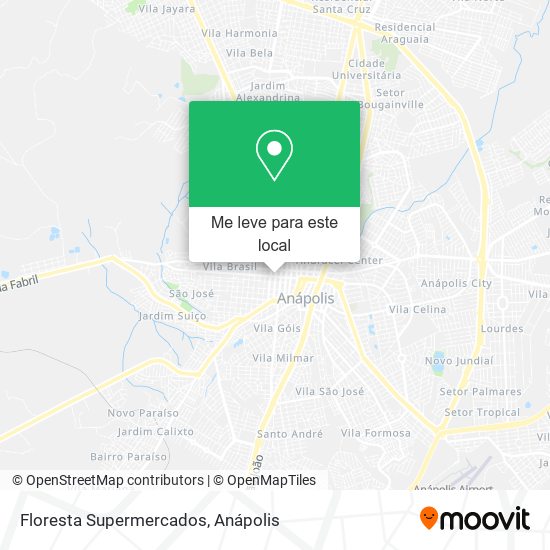 Floresta Supermercados mapa