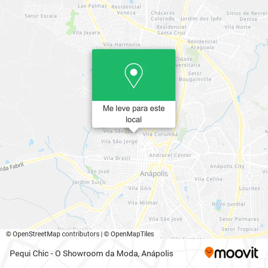 Pequi Chic - O Showroom da Moda mapa