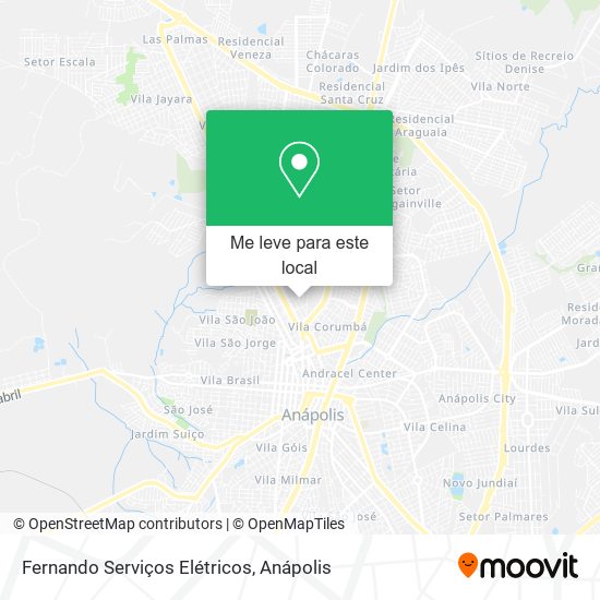Fernando Serviços Elétricos mapa