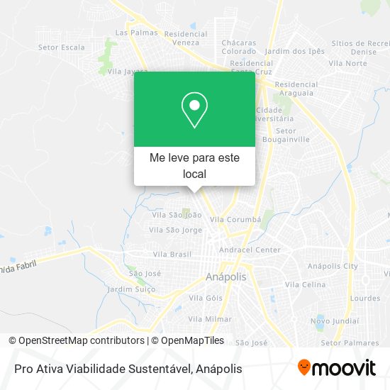 Pro Ativa Viabilidade Sustentável mapa