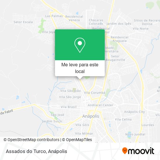 Assados do Turco mapa