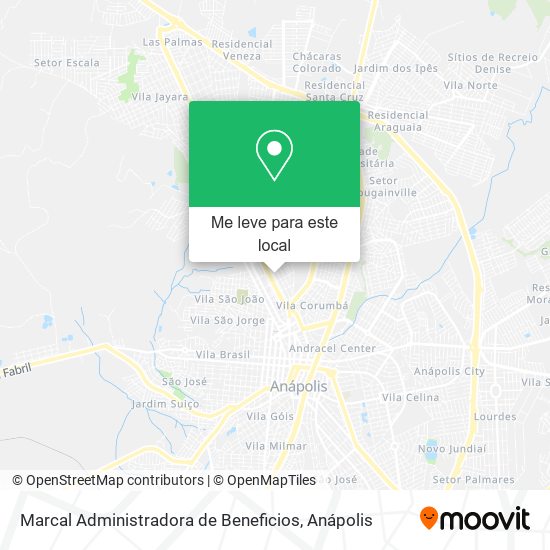 Marcal Administradora de Beneficios mapa