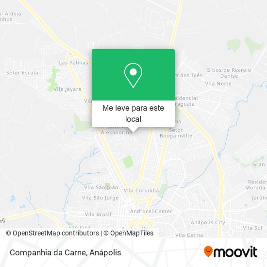 Companhia da Carne mapa