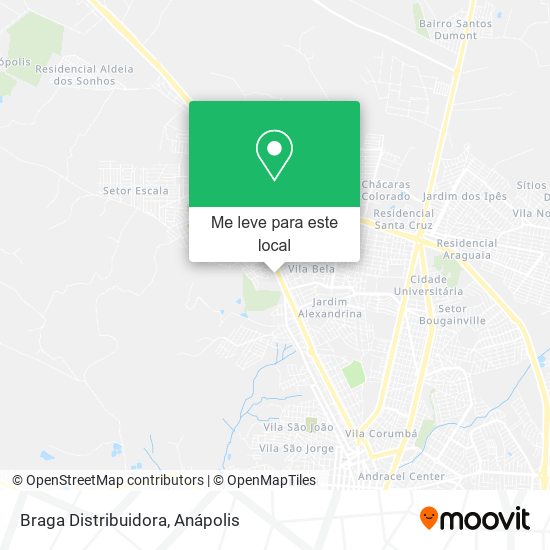 Braga Distribuidora mapa