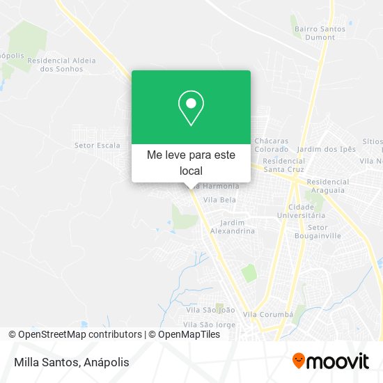 Milla Santos mapa