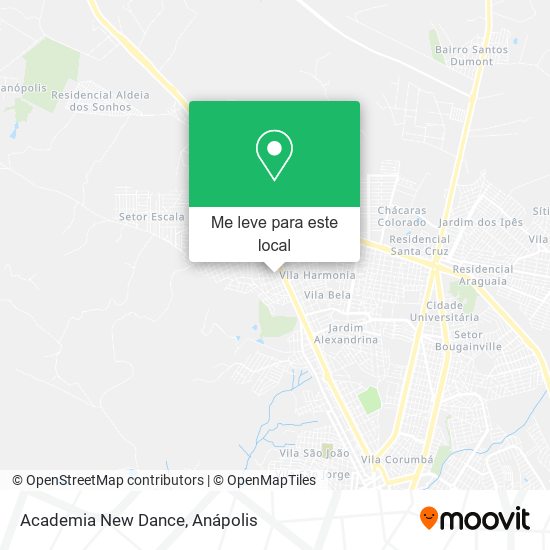 Academia New Dance mapa
