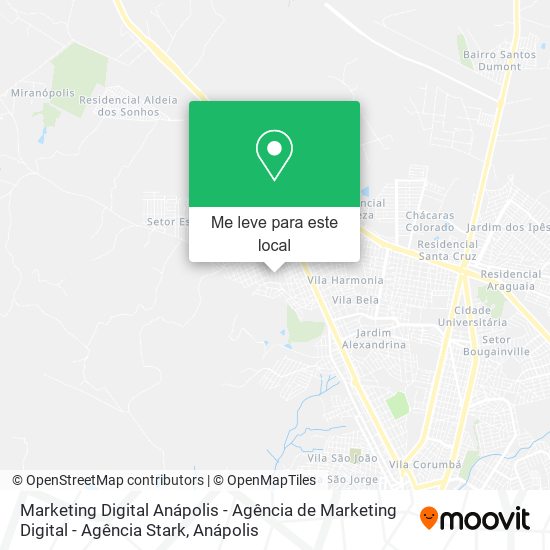 Marketing Digital Anápolis - Agência de Marketing Digital - Agência Stark mapa