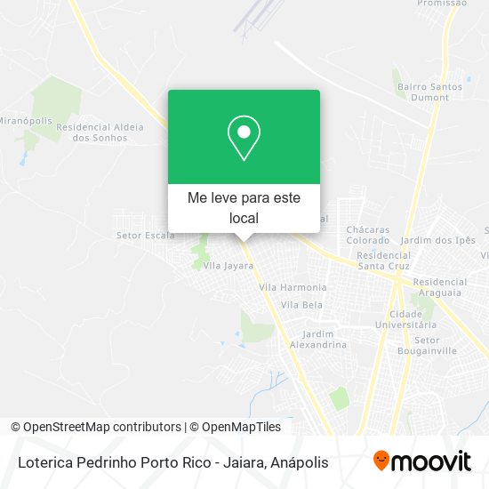 Loterica Pedrinho Porto Rico - Jaiara mapa