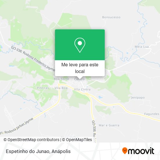 Espetinho do Junao mapa