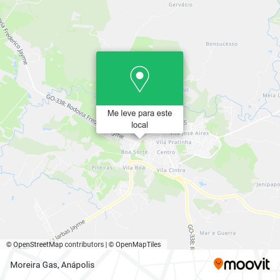 Moreira Gas mapa