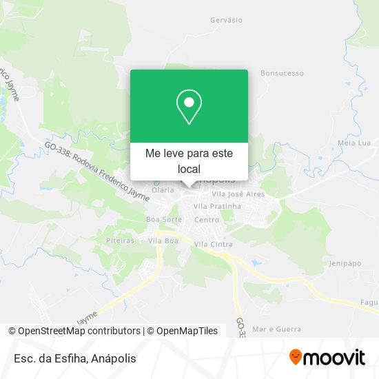 Esc. da Esfiha mapa