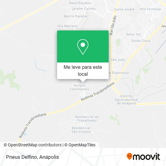 Pneus Delfino mapa