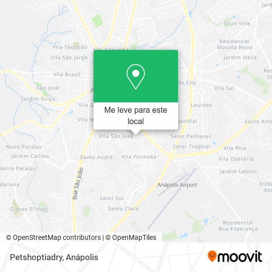 Petshoptiadry mapa