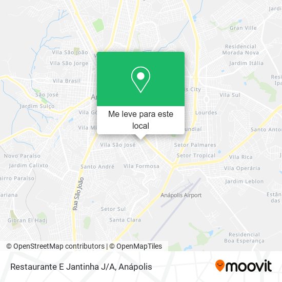 Restaurante E Jantinha J/A mapa