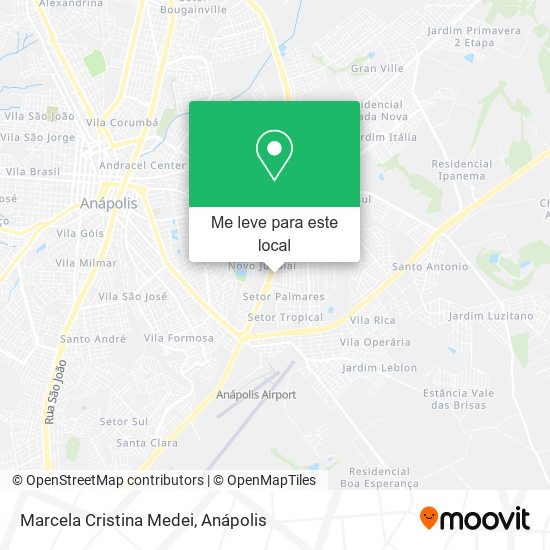 Marcela Cristina Medei mapa