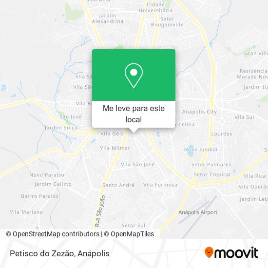 Petisco do Zezão mapa