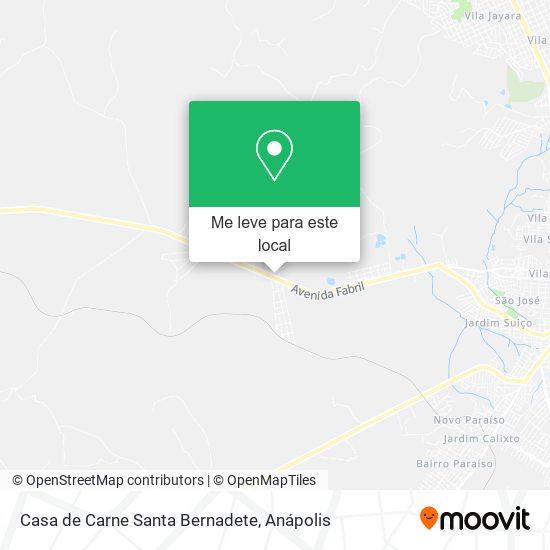 Casa de Carne Santa Bernadete mapa