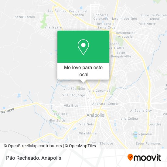 Pão Recheado mapa