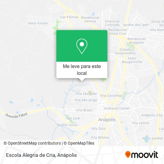 Escola Alegria de Cria mapa