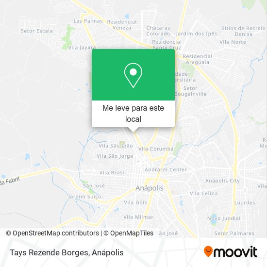 Tays Rezende Borges mapa
