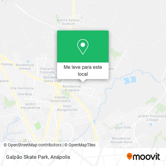 Galpão Skate Park mapa