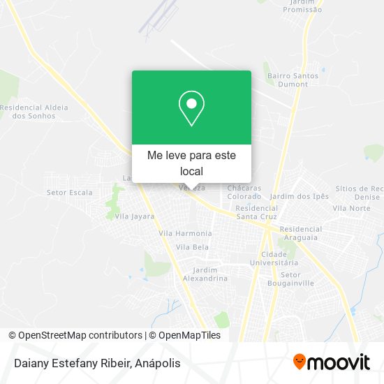 Daiany Estefany Ribeir mapa