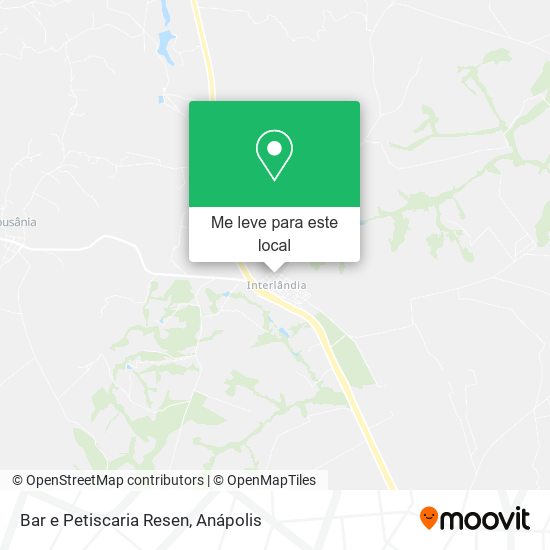 Bar e Petiscaria Resen mapa