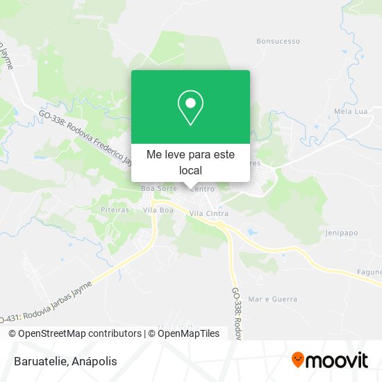 Baruatelie mapa