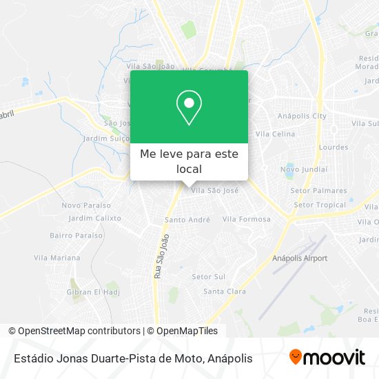 Estádio Jonas Duarte-Pista de Moto mapa