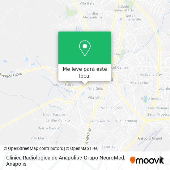 Clinica Radiologica de Anápolis / Grupo NeuroMed mapa