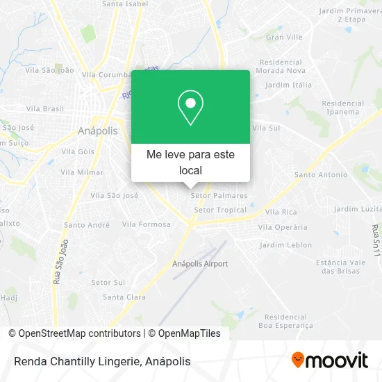 Renda Chantilly Lingerie mapa