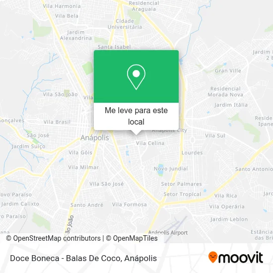 Doce Boneca - Balas De Coco mapa