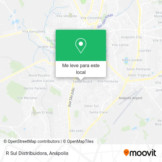 R Sul Distribuidora mapa