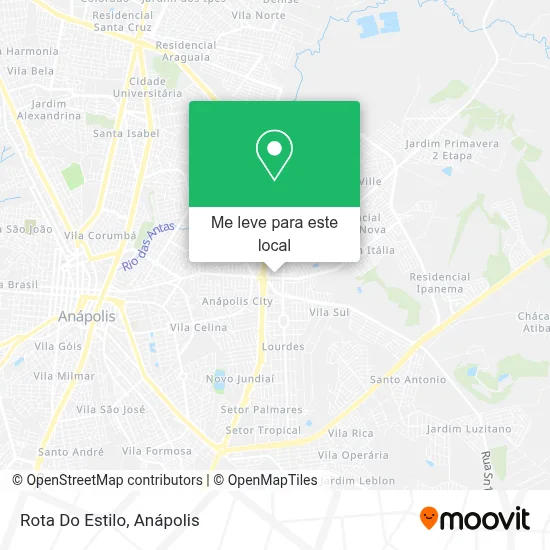 Rota Do Estilo mapa