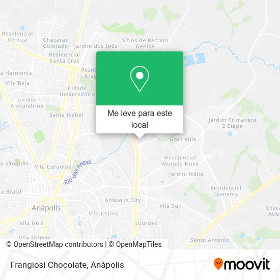 Frangiosi Chocolate mapa