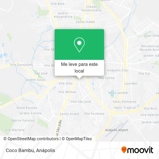 Coco Bambu mapa