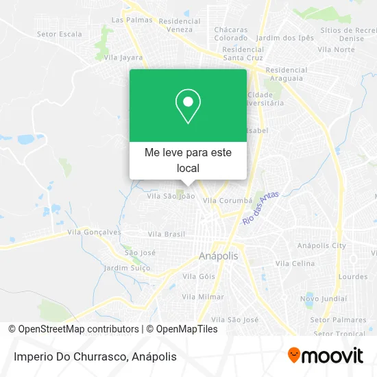Imperio Do Churrasco mapa