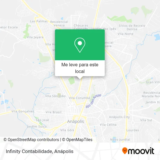 Infinity Contabilidade mapa
