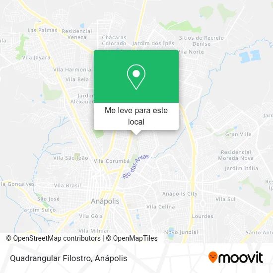 Quadrangular Filostro mapa